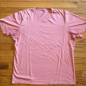 Salmon crew neck t-shirt
